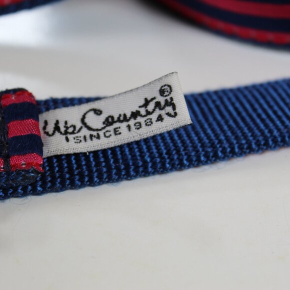 Up Country Dog Leash with D-ring Pink Striped Made In USA 5 Foot Lead excellent - Picture 2 of 6